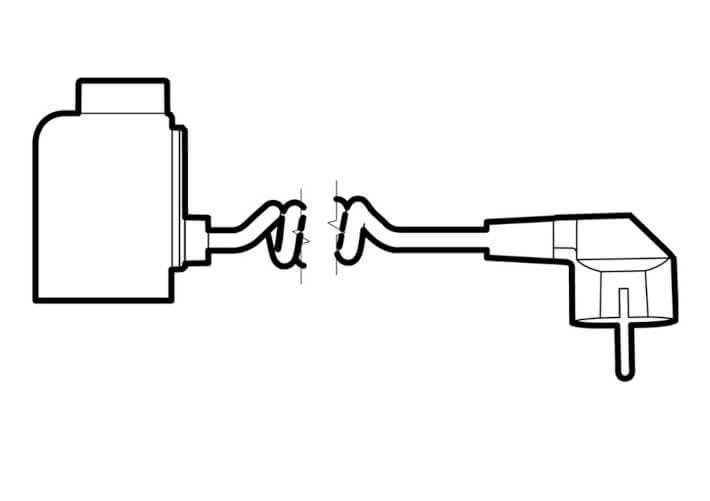 <p>U - спиральный кабель с вилкой</p>
